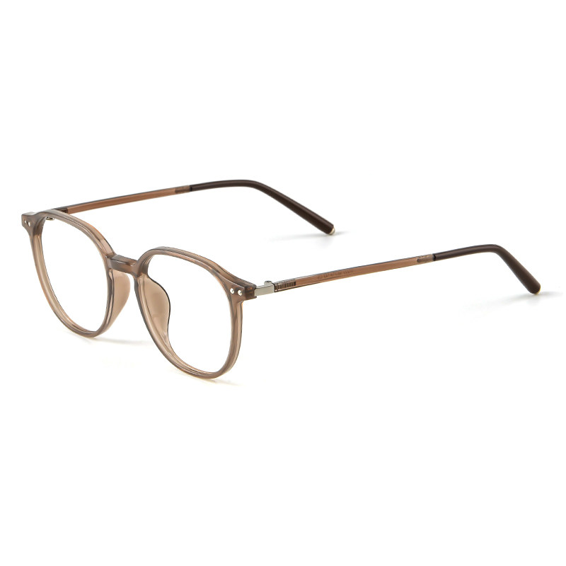 ushow超轻tr眼镜镜框简约高颜值大框显脸小平定制成品光学镜