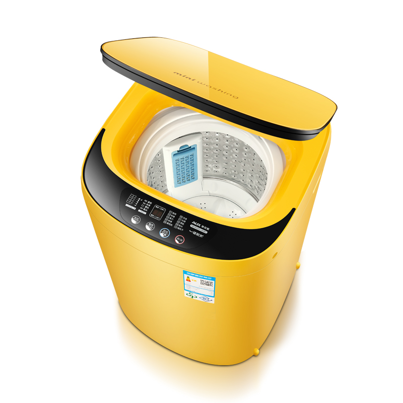 aux奥克斯迷你儿童洗衣机全自动婴儿杀菌小型宝宝洗衣机
