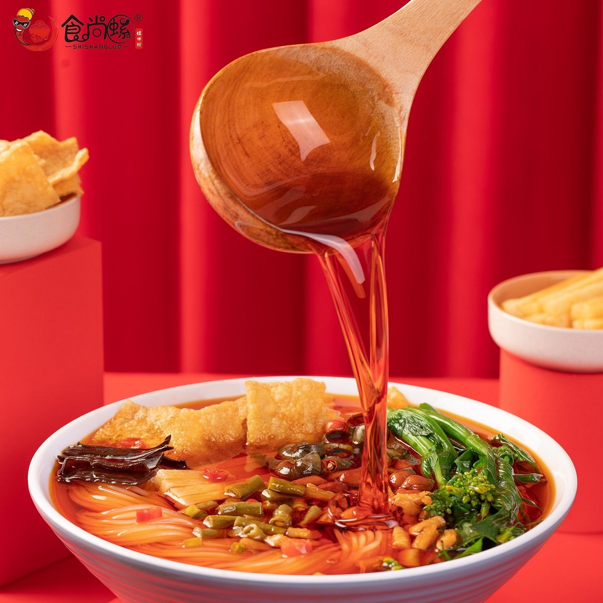 爆款食尚螺正宗柳州螺蛳粉原味水煮实体店味道320g袋