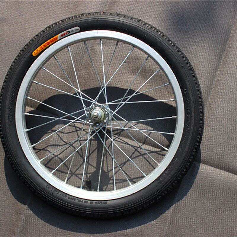 高配款16寸折叠自行车轮组车轮前轮后轮朝阳内外自行车轮组
