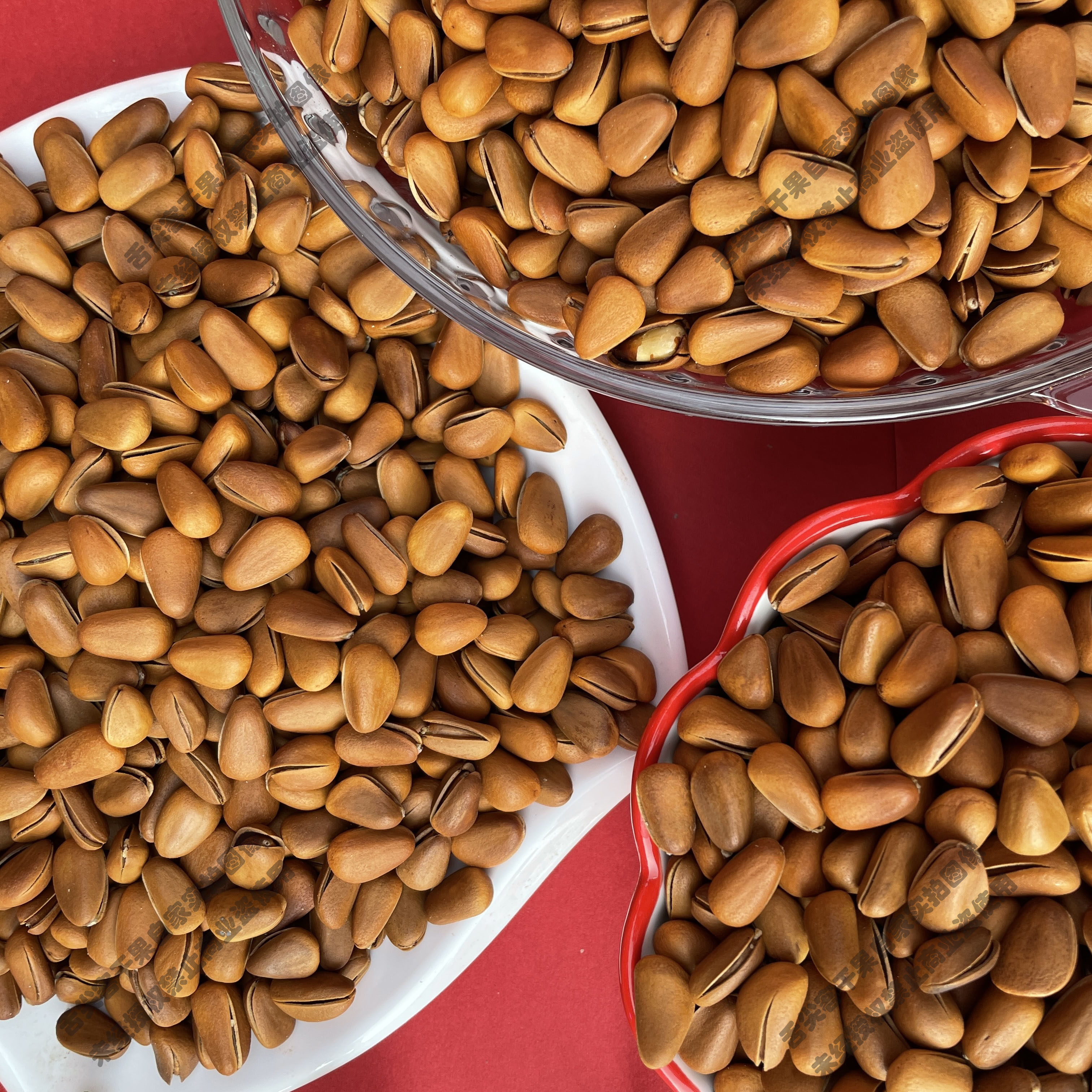 东北野生新疆特产原味零食坚果大颗开口孕妇松子