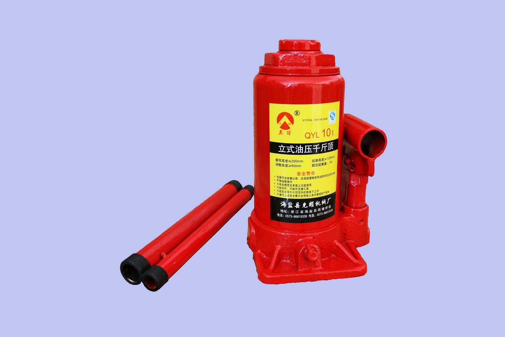 千斤顶供应国标液压立式5吨qyl5t油压详谈千斤顶