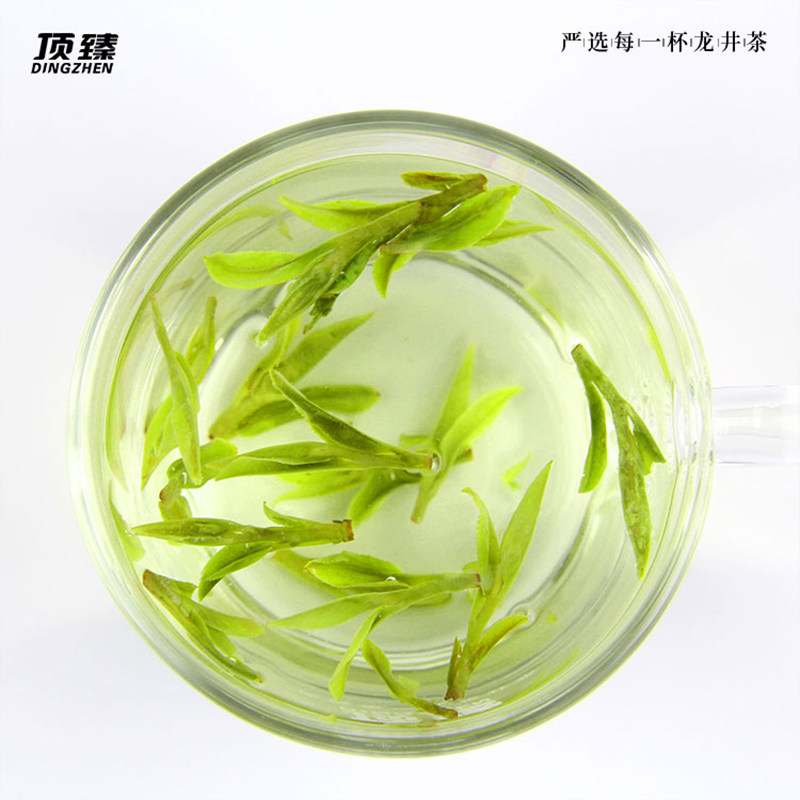 龙井顶臻绿茶浙江dz2000铁盒独立包装春茶新茶龙井茶(非西湖)