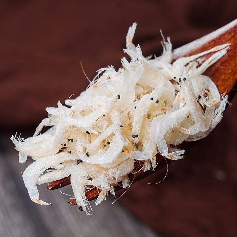 虾皮淡干无盐生晒新鲜虾米即食