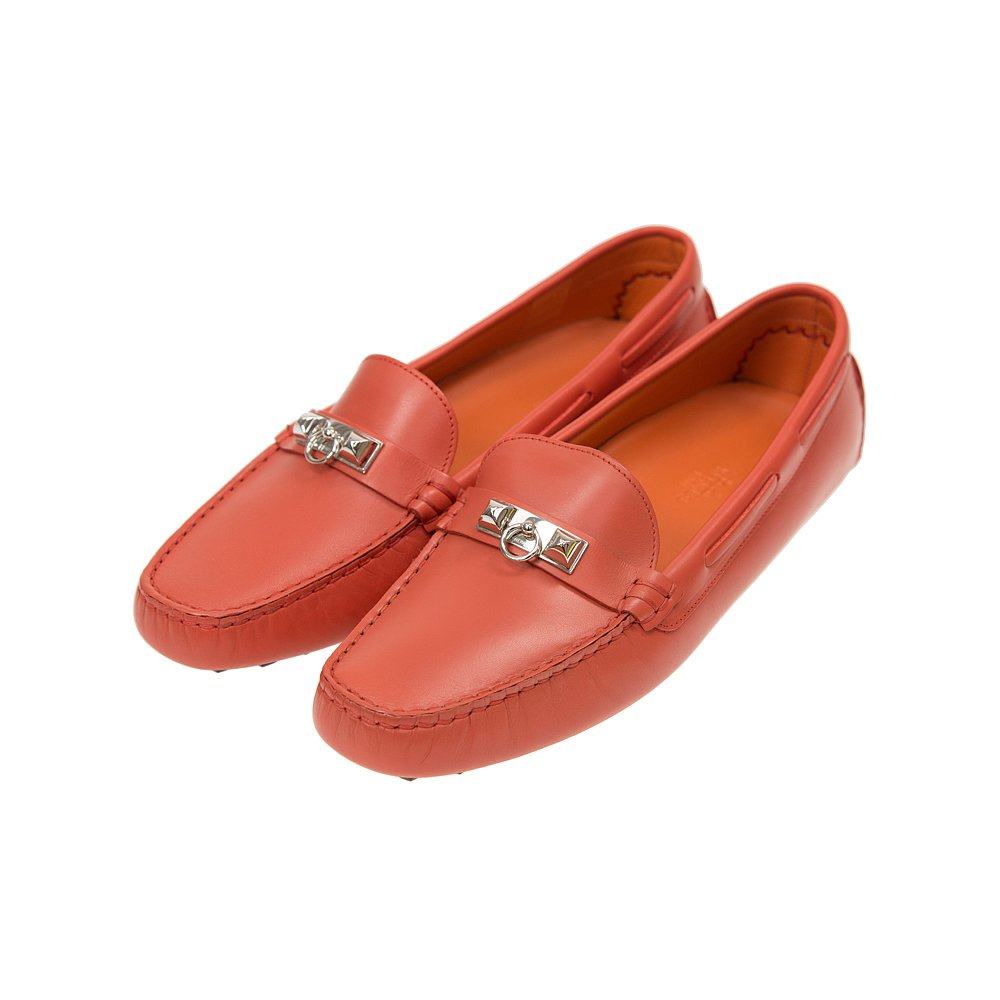 香港直邮hermesherm爱马仕红色女士皮鞋irving2r39休闲时尚休闲鞋