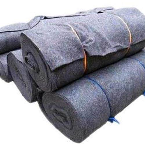 反滤土工布加厚毛毡垫自粘工z程布保温毡管道毛毯布园水布底防艺