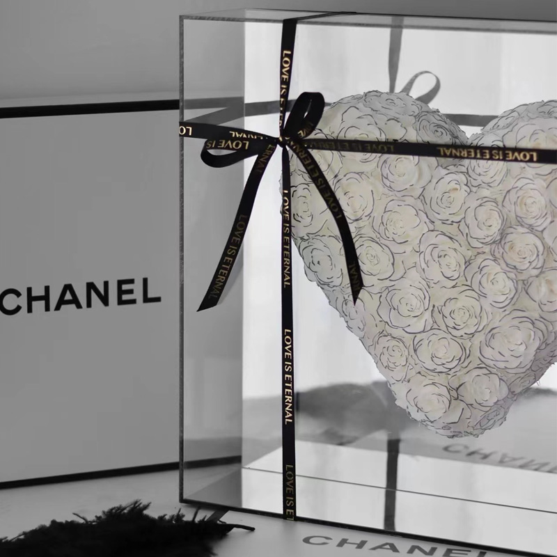 圣诞节高级定制香奈儿永生玫瑰镜面之心情侣表白送礼武汉深圳厦门