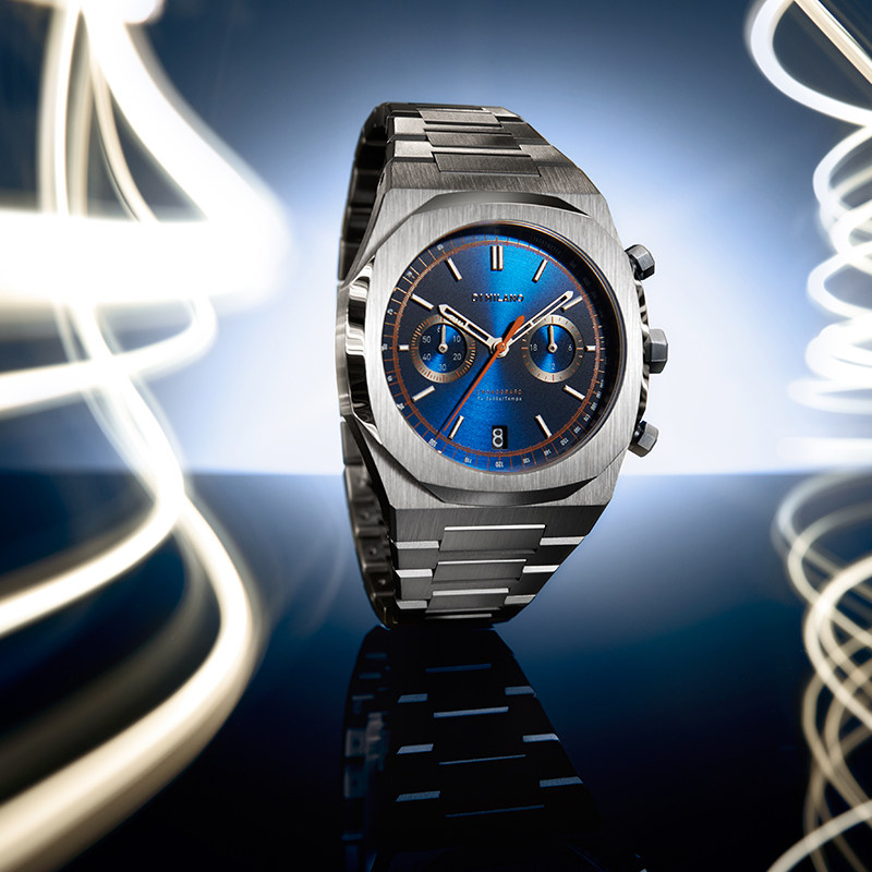 d1milano手表竞速系列415毫米royalblue石英表男士运动欧美腕表