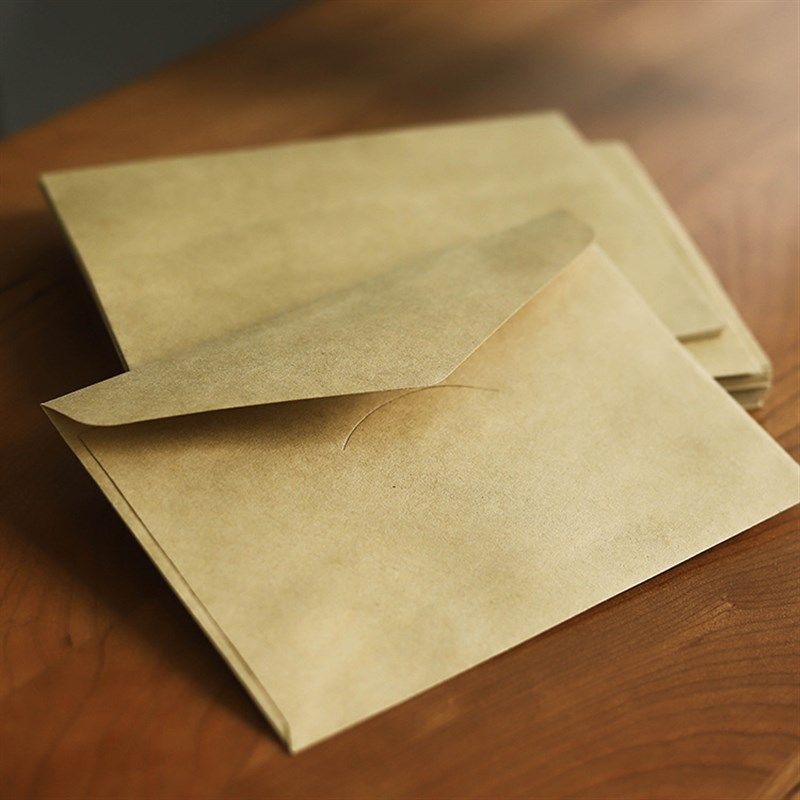 复古信封文艺怀旧牛皮纸经典个性西式封套收纳信封
