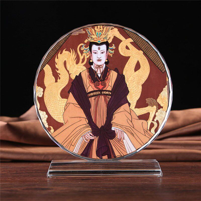 唐朝女皇皇帝武则天画像摆设珍藏藏品书房装饰摆件
