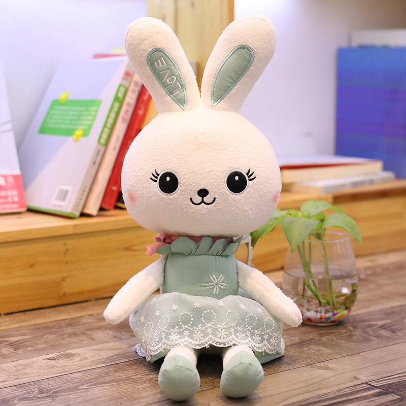 兔子毛绒玩具粉色睡爱女生床上z可觉抱枕小白女玩偶布娃娃兔孩公