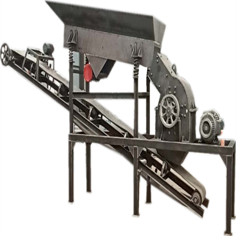 石头砖块破碎机粉式粉碎机小型移动式破式锤碎机碎石机破碎机