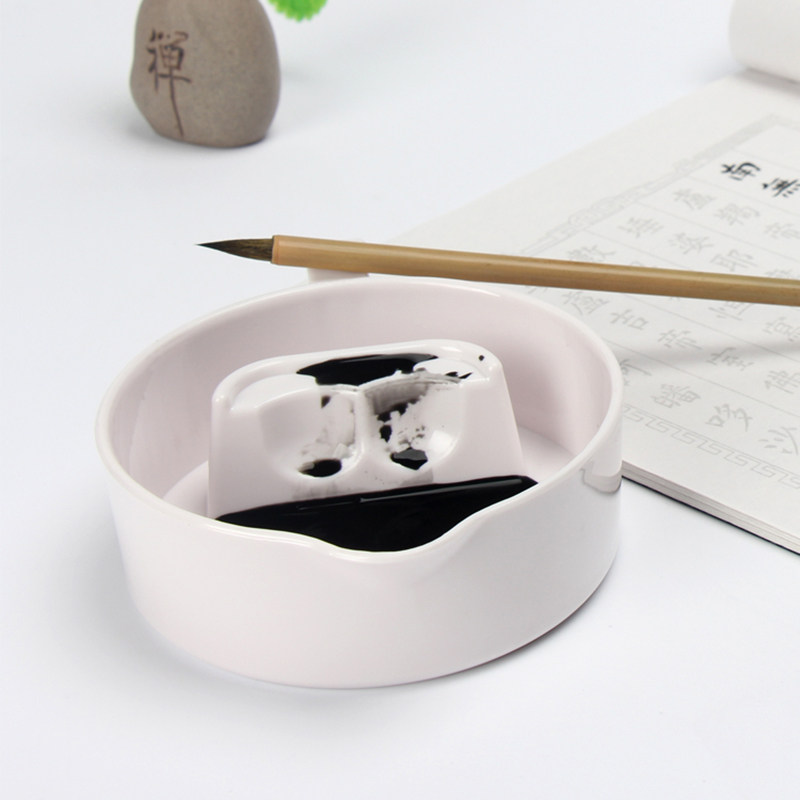 陶瓷件套毛笔字笔舔台笔山搁笔工具国画用品书法文房四宝