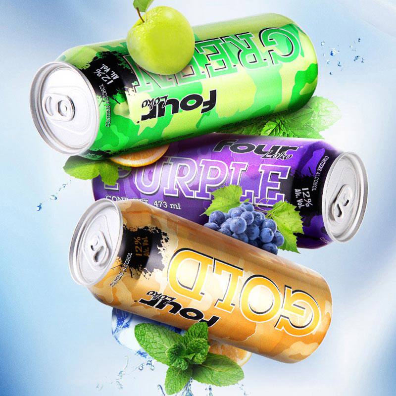 fourloko鸡尾酒洛克网红果酒斯洛克fourlock微熏475ml预调鸡尾酒