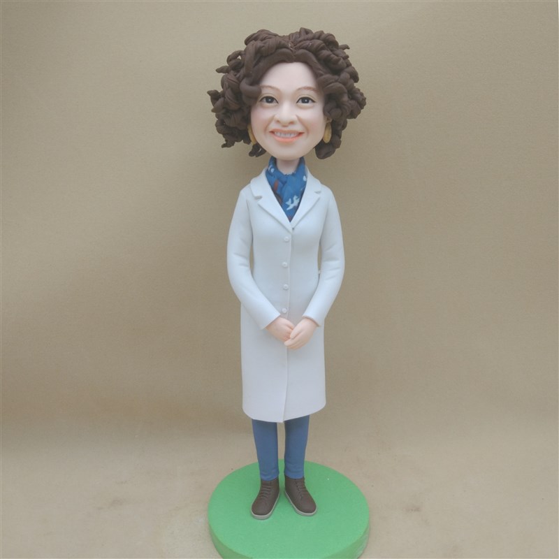 医生diy照片泥人真人陶偶玩偶泥塑蜡像人像软陶人偶