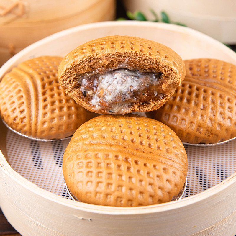 巧克力核桃包老广州正宗广式早茶港式早餐流沙包点