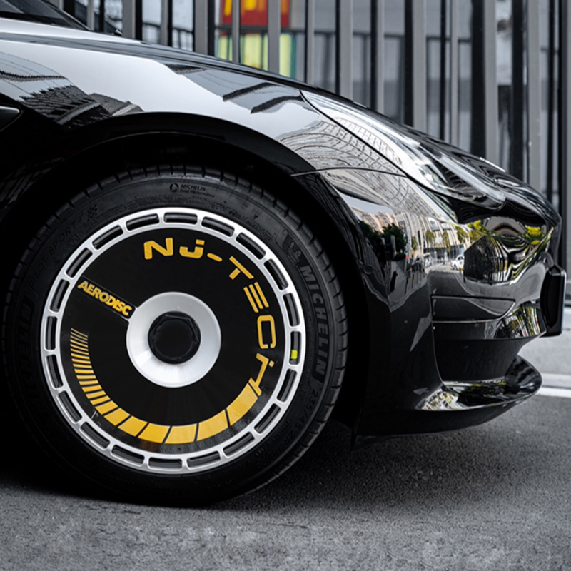 轮毂适用于特斯拉model3装饰19寸假面骑士保护改装轮毂盖