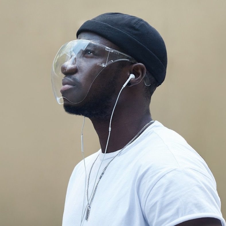 面罩防沙沙尘暴高清防护防雾全脸透明防风风沙其它五金