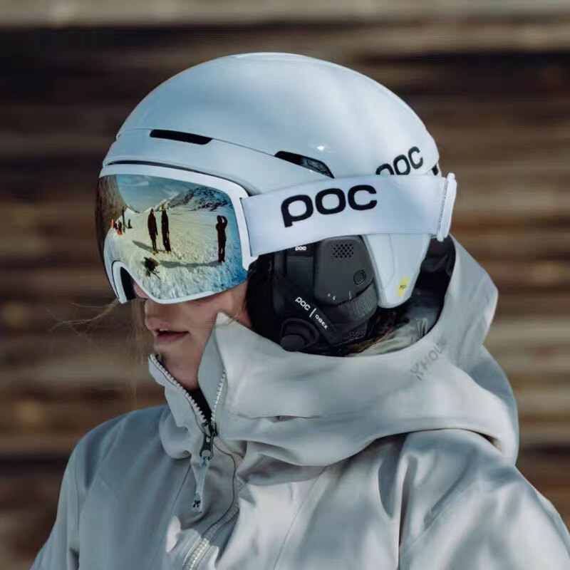 头盔瑞典poc2022款滑雪单板双板mips自由式通讯滑雪头盔