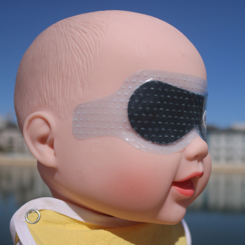 眼罩新生儿光疗婴儿蓝光太阳强光照射粘贴型凝胶眼罩