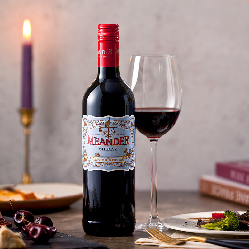 果香浓郁口粮南非原瓶进口漫步者西拉设拉子红葡萄酒干红静态葡萄酒