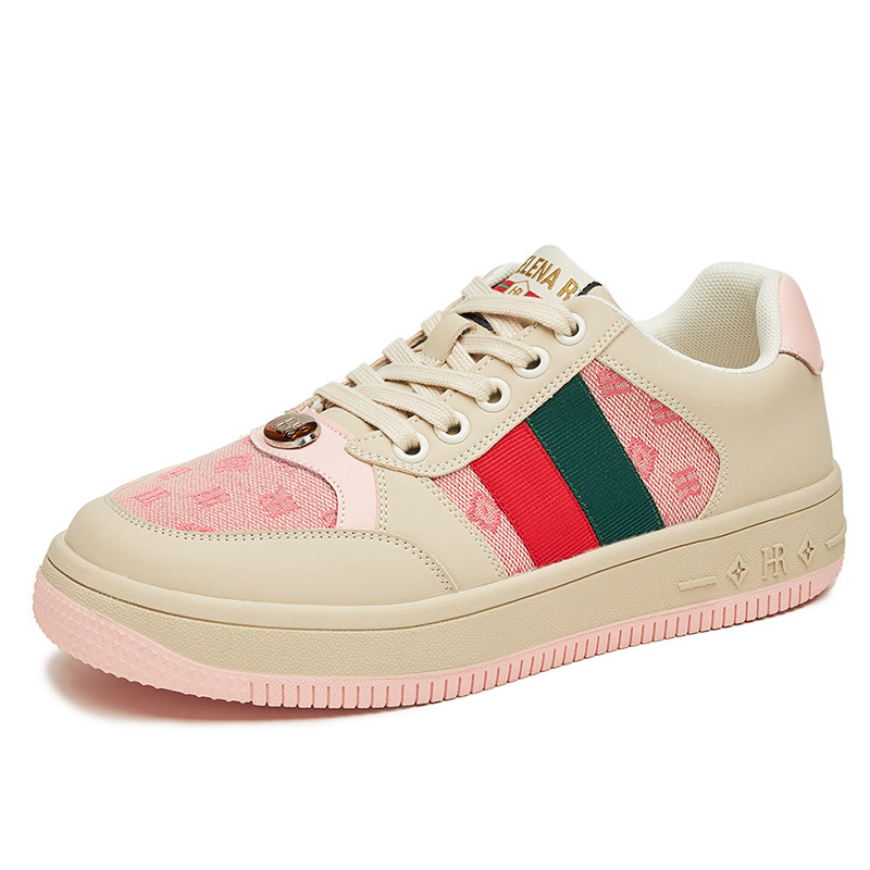 hr赫莲娜女鞋鞋子2022秋季新款平底复古古板休闲板鞋