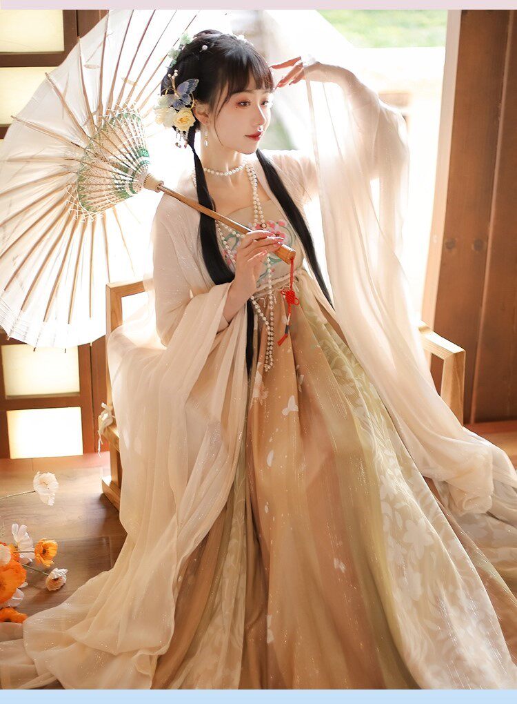 星空十二破裙仙气柯子裙唐朝汉服女明制汉服演出服显瘦超仙夏薄款