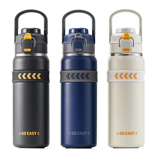 梵施家品保温杯大容量男士户外便携办公室吸管双饮车载运动水杯子