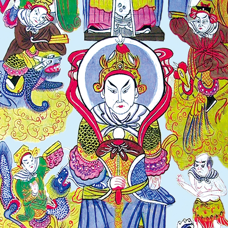 功曹三界人物人物画画像四值卷轴道场水陆神像国画