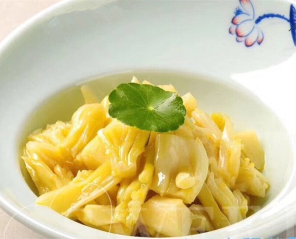 妈妈菜心酸甜爽口花菜菜梗乡家宴酒席冷盘创意荠菜