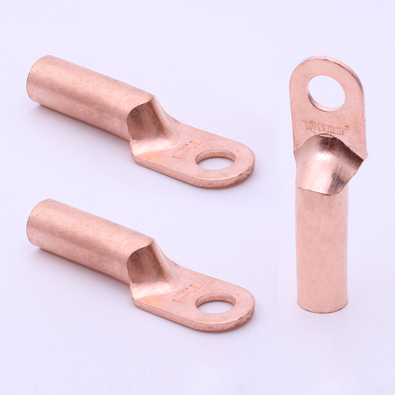 dt1670平方鼻子纯紫紫铜接线端子堵油压线镀锡高压电接线端子