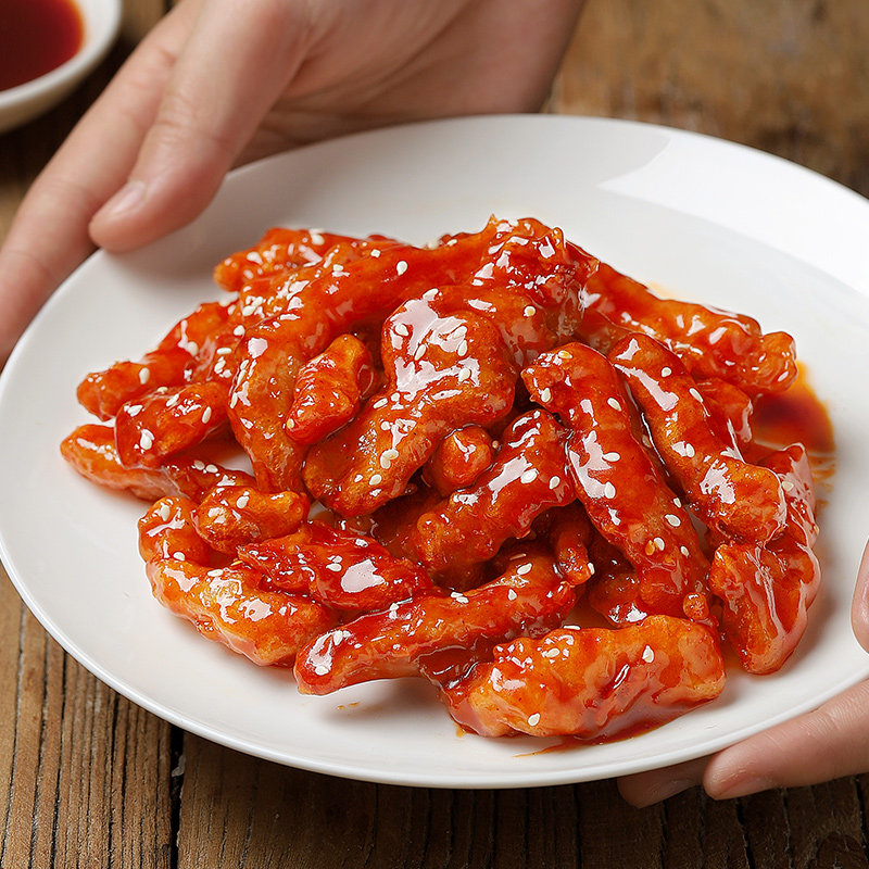 安井冻品先生香脆藕盒天妇罗糖醋里脊速食预制包装速食菜