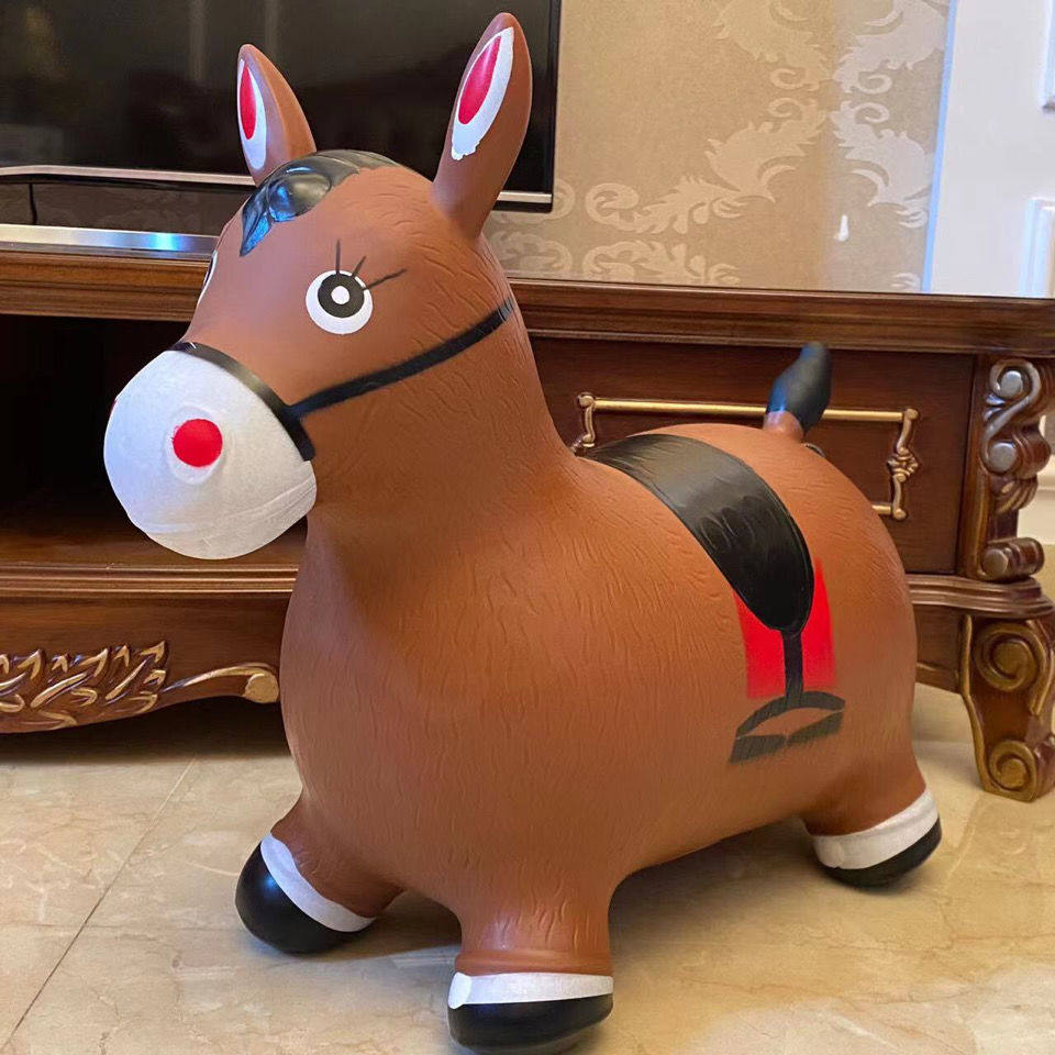 儿童充气跳跳马加大加厚宝宝音乐跳跳鹿精灵跳跳玩具