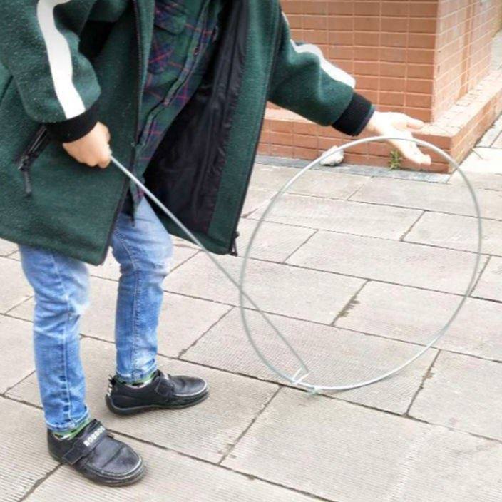 玩具儿时回忆滚铁环8090怀旧童年滚铁圈经典铁环滚铁环