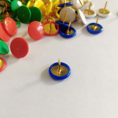 图钉糖果色彩色包塑平头创意按钉软木木板钉子图钉