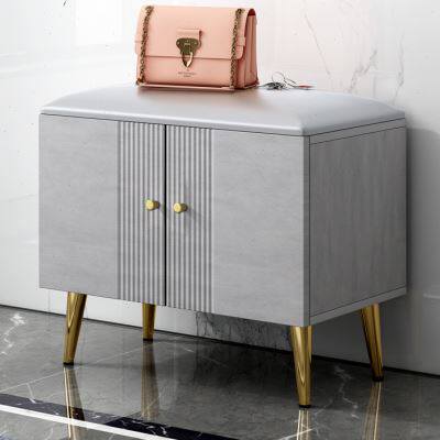 换鞋鞋柜家用门口入户一体可坐式软包穿鞋轻奢换鞋凳