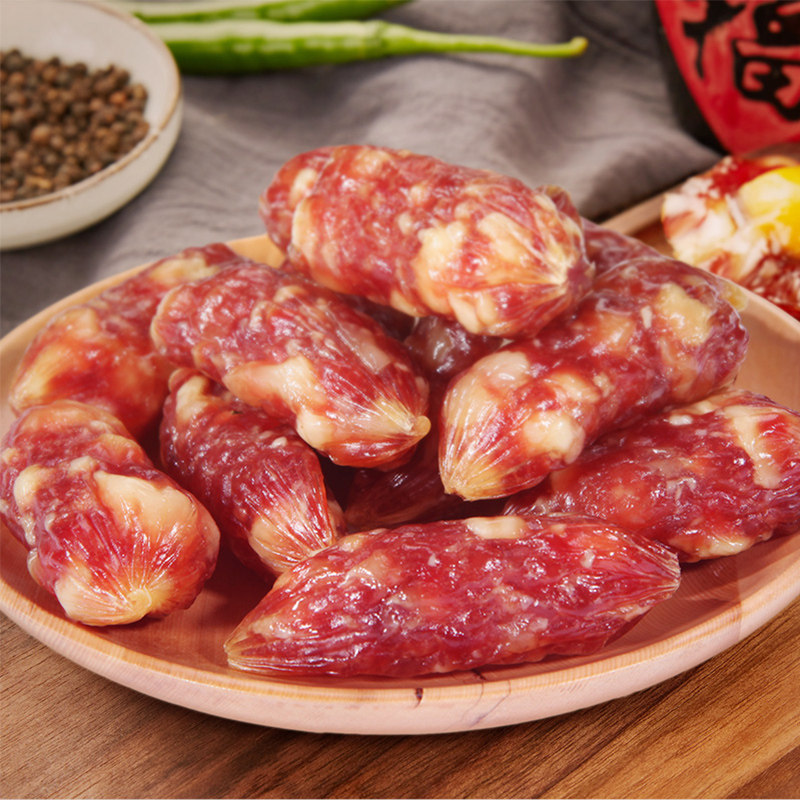 腊肠广东皇上皇广式粒400g广式香肠特产腊味香肠