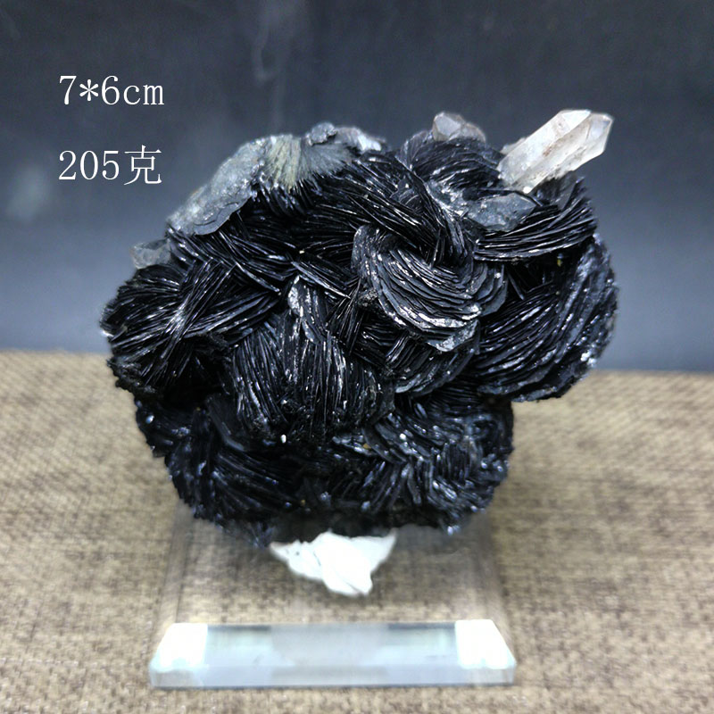 天然水晶铁矿方解石共生矿物晶体标本摆件原石收藏奇石