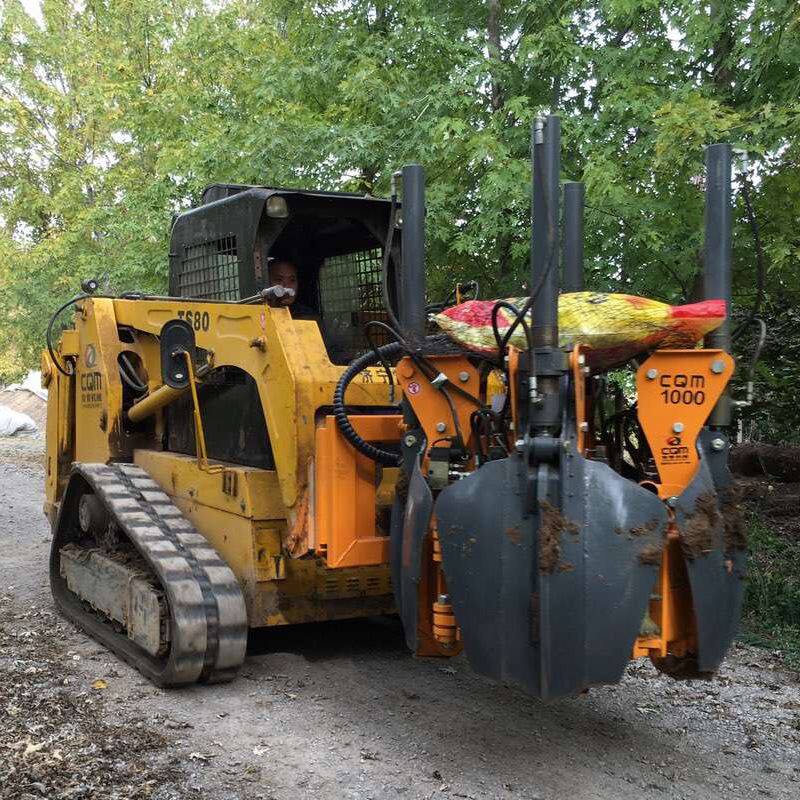 常青供应四瓣式移树机树木移植机起苗机一分钟一棵耕种机械