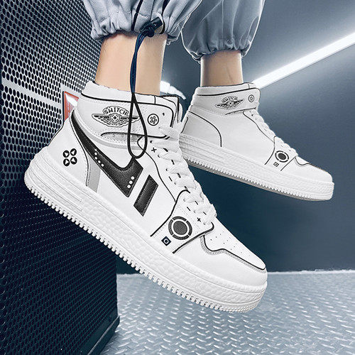 aj运动aj1小白鞋男潮鞋子运动鞋篮球高帮一号高帮鞋