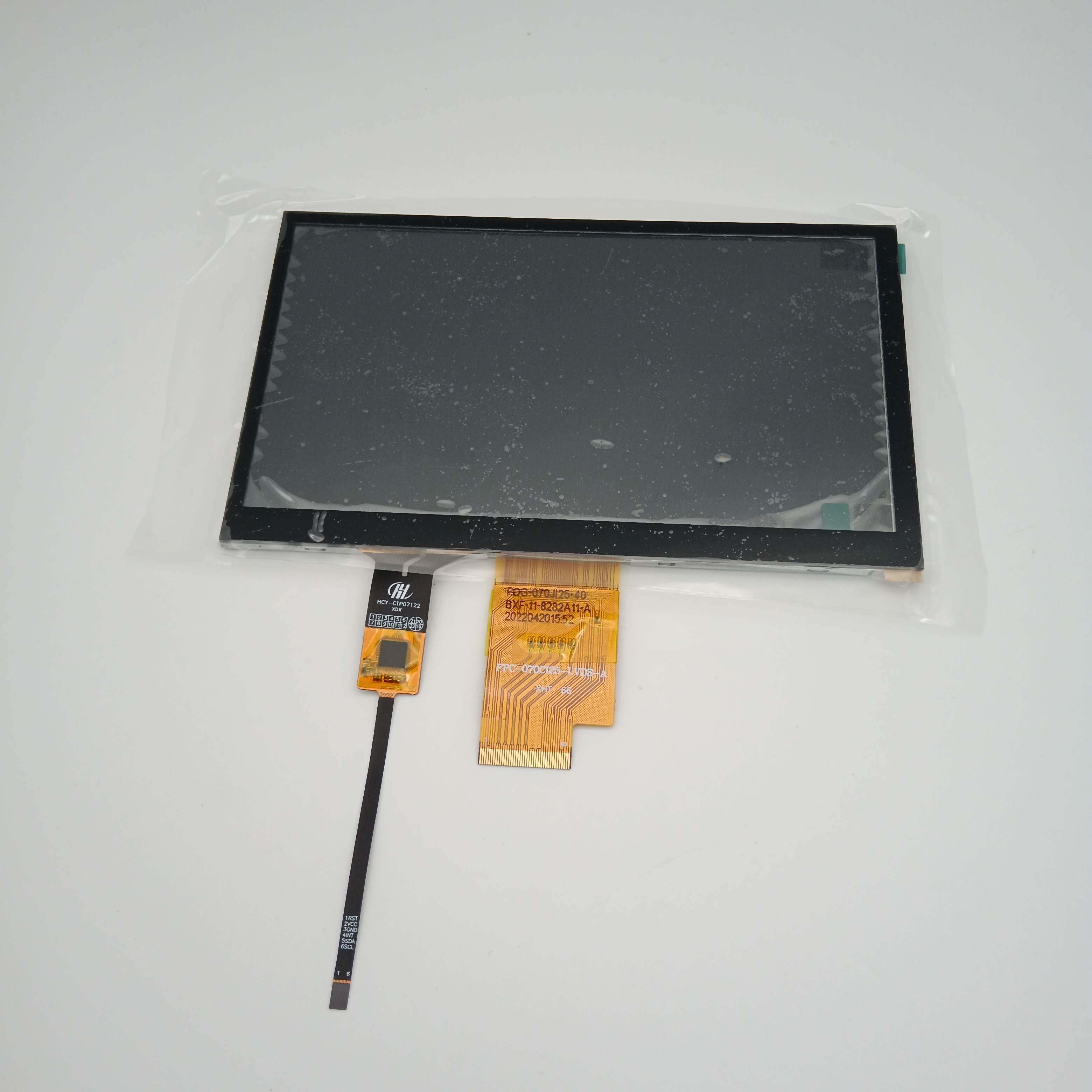 7寸lvds液晶液晶显示显示屏40pin电容触摸屏杜邦转接显示屏