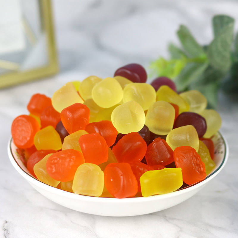 包装年货果汁喜糖小包水果糖零食儿童橡皮糖软糖传统糖果