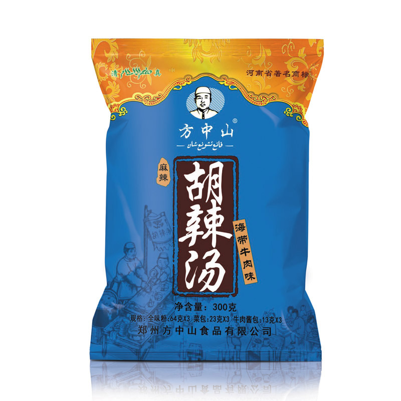 方中山胡辣汤1161g/4口味装逍遥镇牛肉胡辣汤料河南特产包邮