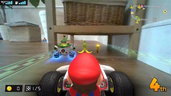 ເກມ Nintendo SWITCH NS Mario Kart Mario AR Kart Live Family Tour ສະບັບຮົງກົງ ແລະຍີ່ປຸ່ນ ມີຢູ່ໃນສະຕັອກ