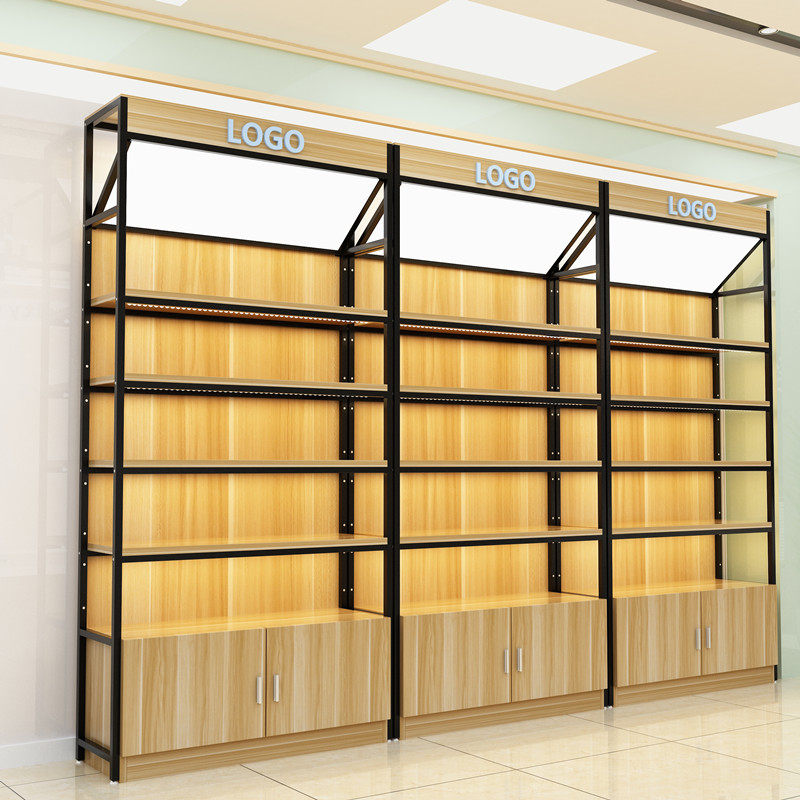 货架展示架店面多层化妆品展示柜美容院产品母婴文具店商用展示柜