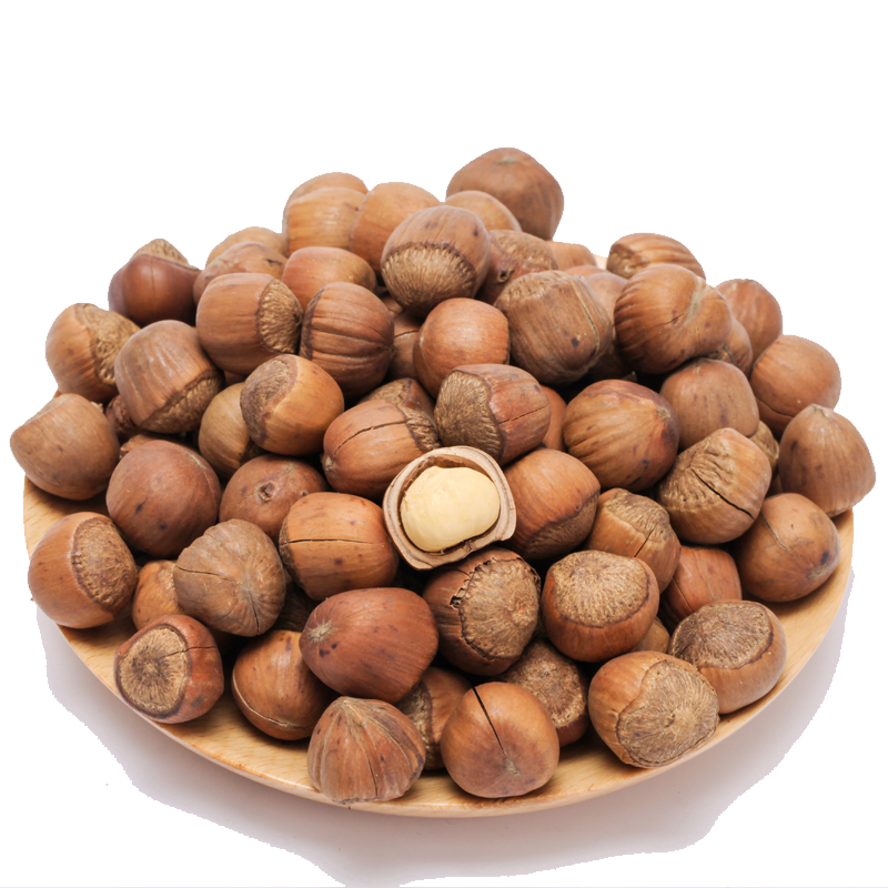坚果 东北特产 铁岭开原皇家级 野生榛子开口皮薄 包邮 500g新货