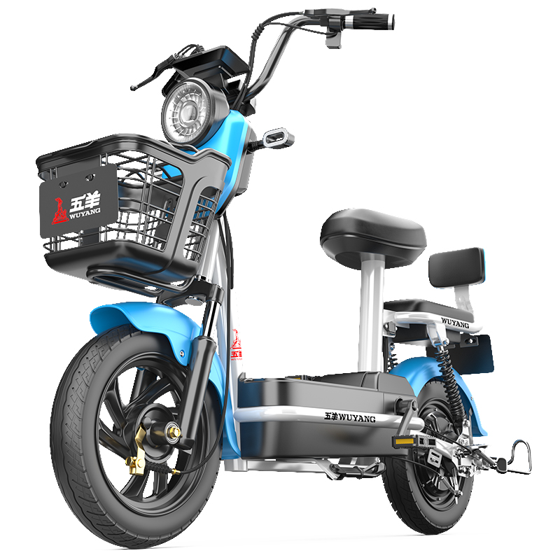 五羊电动车新国标成人电动自行车小型男女士电瓶车锂电池代步单车