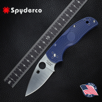 Spyderco Spider C41 imported from the United States is an outdoor high-hardness powder steel lightweight portable EDC portable folding knife.