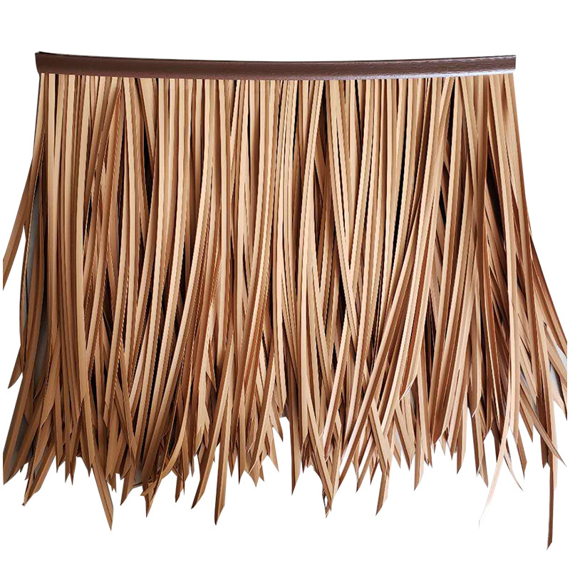 【包邮热销】pvc茅草瓦树脂茅草塑料茅草仿真茅草瓦细款逼真茅草_双氙