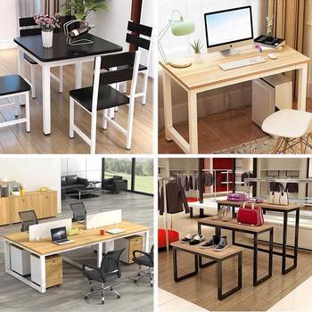 ທາດເຫຼັກເຫຼັກແຖບຂາ desk ຂະຫນາດໃຫຍ່ຕາຕະລາງ dining ຂາ bracket desk ຂາຕາຕະລາງ stand tripod ປັບແຕ່ງ